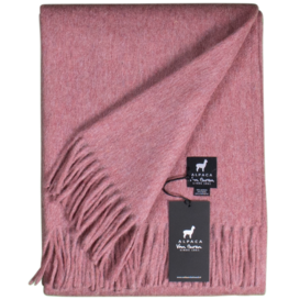 Alpaca Wollen Plaid | Roze | 200x150cm