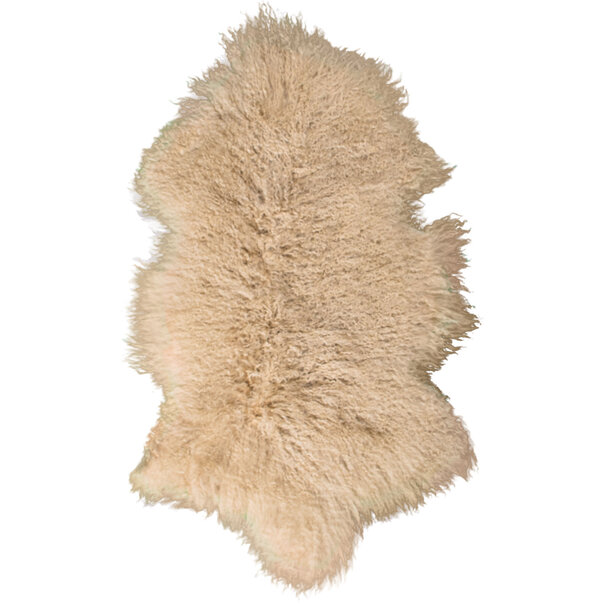 Van Buren sinds 1861 Schapenvacht Camel Tibetaans met gekrulde lange haren