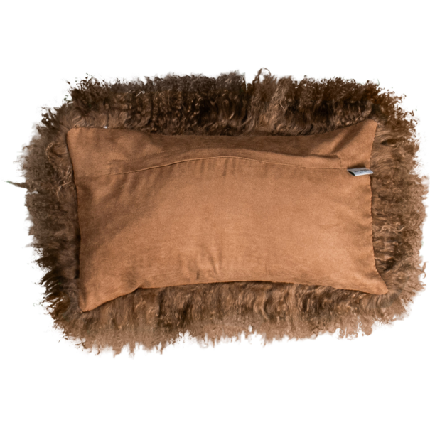 Van Buren sinds 1861 Tibetaans Schapenvacht Kussen - Karamel - 30x50cm