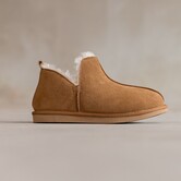 Lamsvacht Pantoffels Nooa Camel - Maat 37 t/m 49
