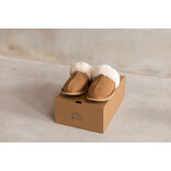 Van Buren Lamsvacht Slippers Lumi Camel- Maat 37 t/m 43