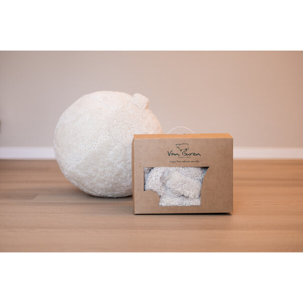 Van Buren sinds 1861 Schapenvacht Yogabal Offwhite - 2 Diameters