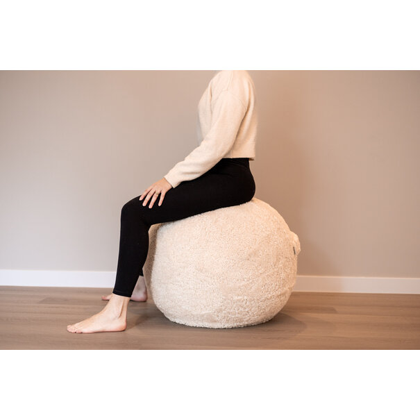 Van Buren sinds 1861 Schapenvacht Yogabal Offwhite - 2 Diameters