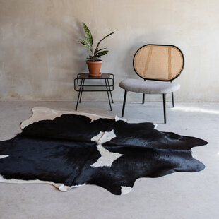 Koeienhuid zwartbont - 3-4m² - KH-032