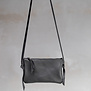 Crossbody clutch - Zwart leder