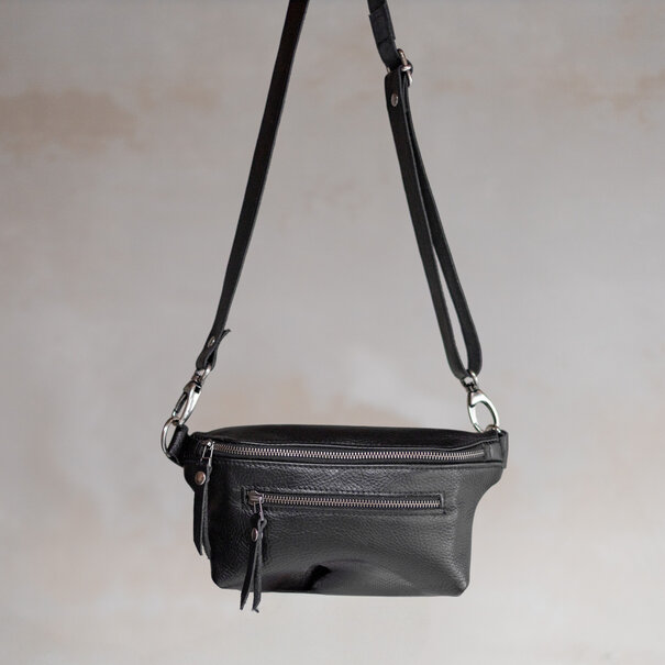Van Buren sinds 1861 Fannypack - Zwart leder