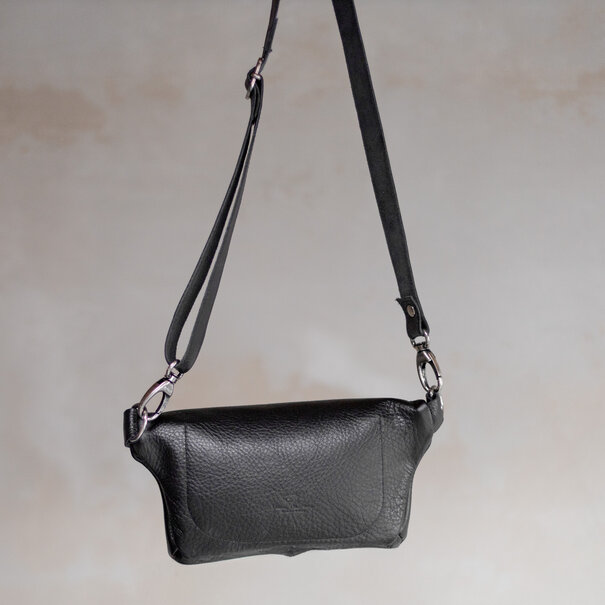 Van Buren sinds 1861 Fannypack - Zwart leder