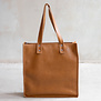 Shopper - Cognac leder