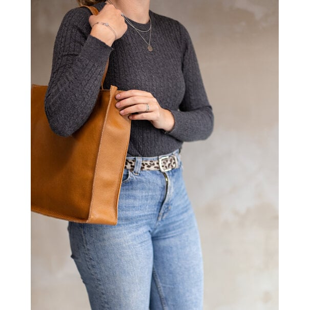 Van Buren sinds 1861 Shopper - Cognac leder