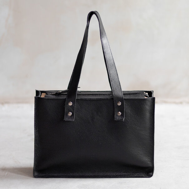 Van Buren sinds 1861 Handtas  - Zwart leder