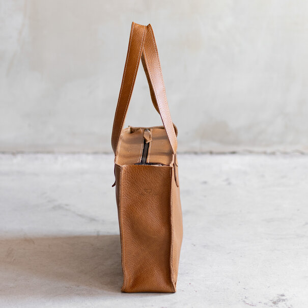 Van Buren sinds 1861 Handtas  - Cognac leder