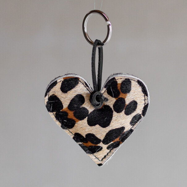 Van Buren sinds 1861 Sleutelhanger hart gevuld - Panter