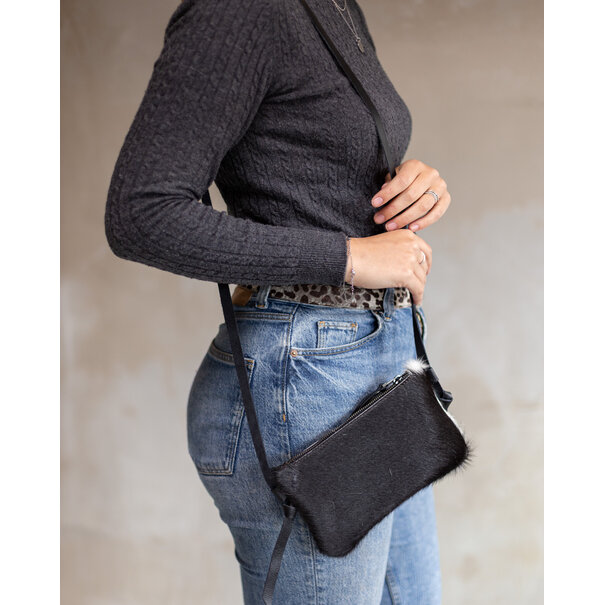 Van Buren sinds 1861 Crossbody clutch - Zwartbont