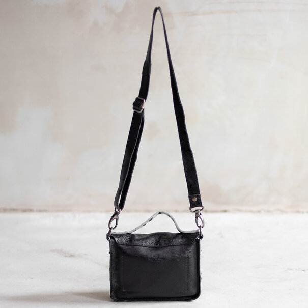 Van Buren sinds 1861 Tas Maren  - Zwart/Zebra side