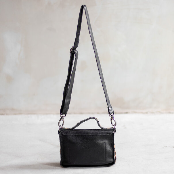 Van Buren sinds 1861 Tas Maren  - Zwart/Panter side