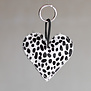Sleutelhanger hart gevuld - Mini dalmatiër