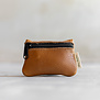 Portemonnee Rits - Cognac leder