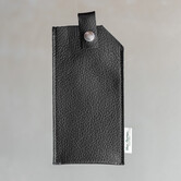 Brillenhoesje  - Zwart leder