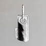 Sleutelhanger  - Zwart/wit