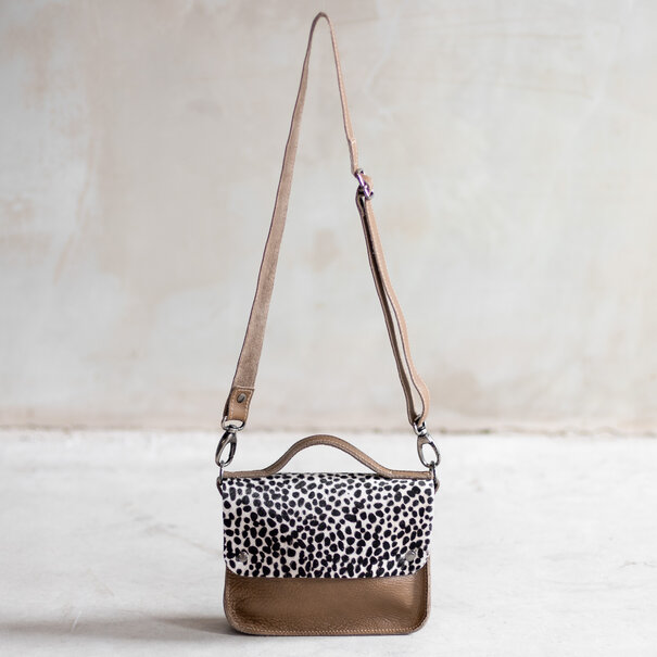 Van Buren sinds 1861 Tas Maren - Zand/ Mini dalmatiër front