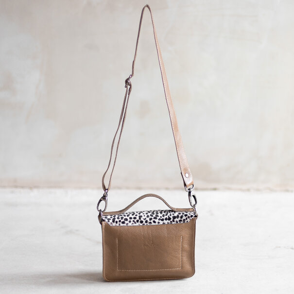Van Buren sinds 1861 Tas Maren - Zand/ Mini dalmatiër front
