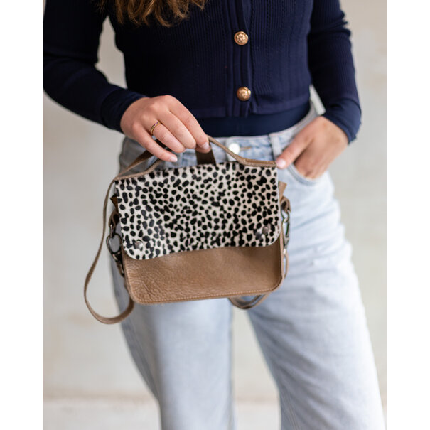 Van Buren sinds 1861 Tas Maren - Zand/ Mini dalmatiër front