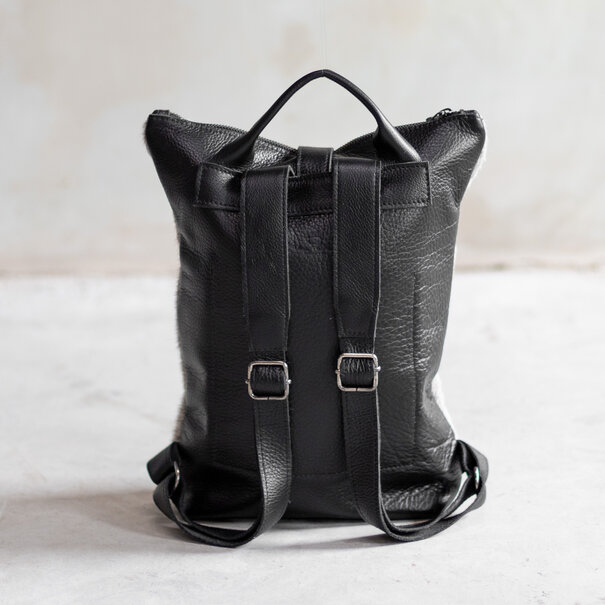 Van Buren sinds 1861 Rugtas Sandra - Zwart/zebra