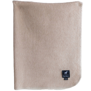Alpaca wollen babydeken - Beige