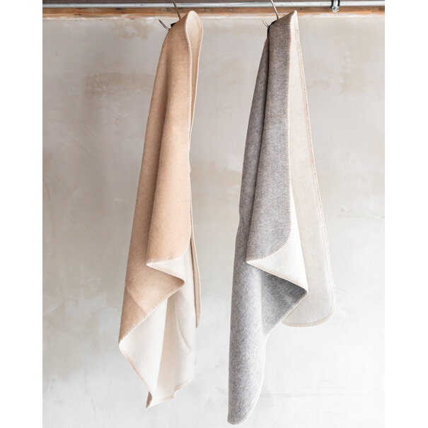Van Buren sinds 1861 Alpaca wollen babydeken - Beige