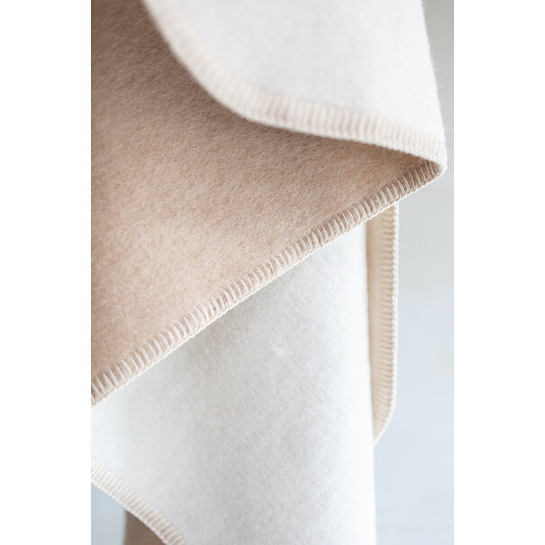 Van Buren sinds 1861 Alpaca wollen babydeken - Beige
