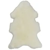 Texels Schapenvacht - Wit - Groot - Maat: Groot (90-100 x 50-60 cm)