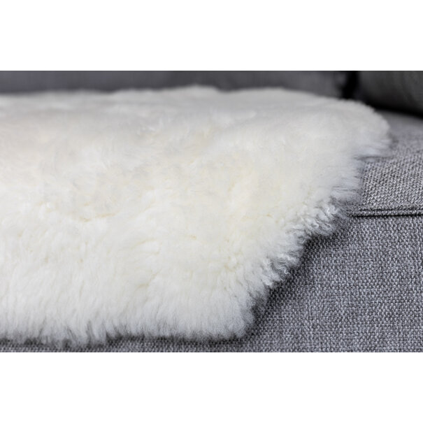 Van Buren sinds 1861 Texels Schapenvacht - Wit - Groot - Maat: Groot (90-100 x 50-60 cm)