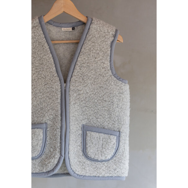 Van Buren sinds 1861 Wollen bodywarmer Taru - Grijs - 7 maten (S t/M 4XL)