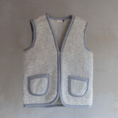 Wollen bodywarmer Taru - Grijs - 7 maten (S t/M 4XL)