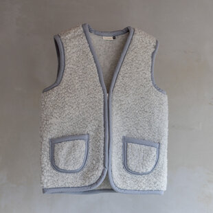 Wollen bodywarmer Taru - Grijs - 7 maten