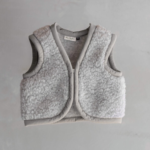Van Buren sinds 1861 Wollen babybodywarmer Nilo Grijs - XS / 74-92