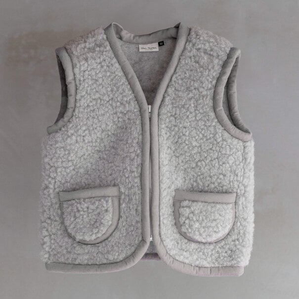 Van Buren sinds 1861 Wollen kinderbodywarmer Nilo Grijs - 4 maten