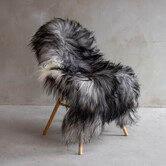 IJslands Schapenvacht Natuurgrijs - ca. 130x73cm - XXL - SVV-513