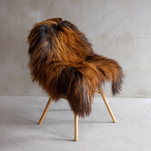 IJslands Schapenvacht Bruin - ca. 108x80cm - SVV-533