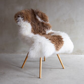 Texels Schapenvacht Bont - ca. 120x80cm - GR S - SVV-495