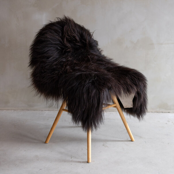 Van Buren sinds 1861 IJslands Schapenvacht Zwart - ca. 120x85cm - SVV-534