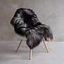 IJslands Schapenvacht Natuurgrijs - ca. 110x76cm - SVV-509