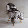IJslands Schapenvacht Natuurgrijs - ca. 120x76cm - SVV-515