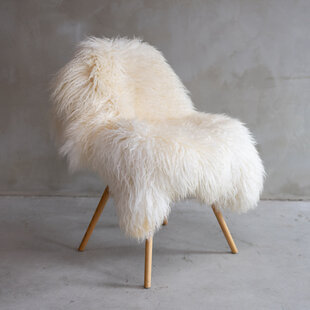 Gekruld Wit - ca. 135x60cm - SVV-506