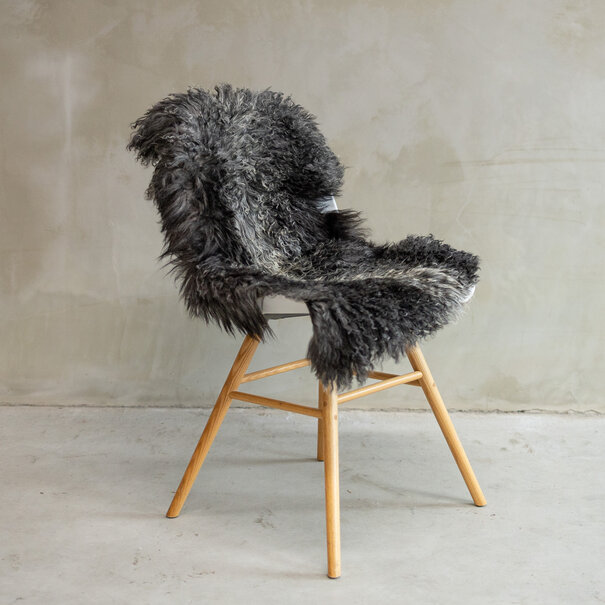 Van Buren sinds 1861 Tibetaans Schapenvacht Grijs - SVV-566 - ca. 98x62cm