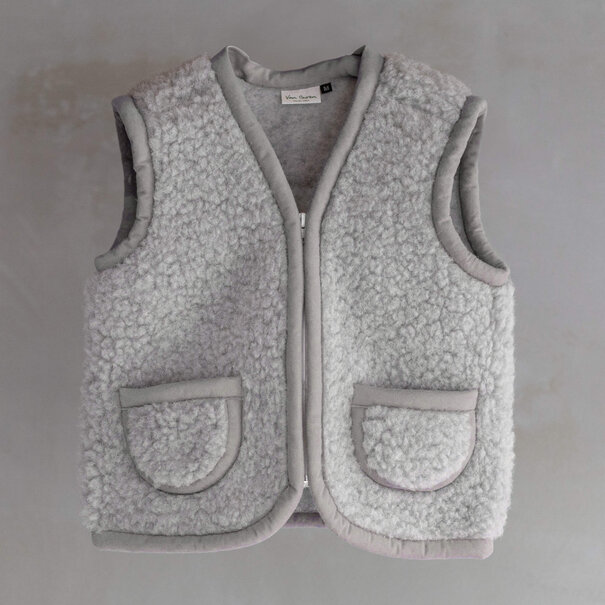 Van Buren sinds 1861 Wollen kinderbodywarmer Nilo Grijs - 4 maten