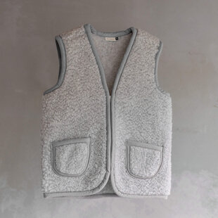 Wollen bodywarmer Taru - Grijs - 7 maten