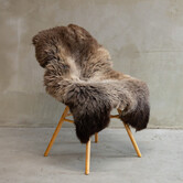 Uniek Gefotografeerd Blauwe Texelaar Schapenvacht ca. 110x74cm - SVV-627