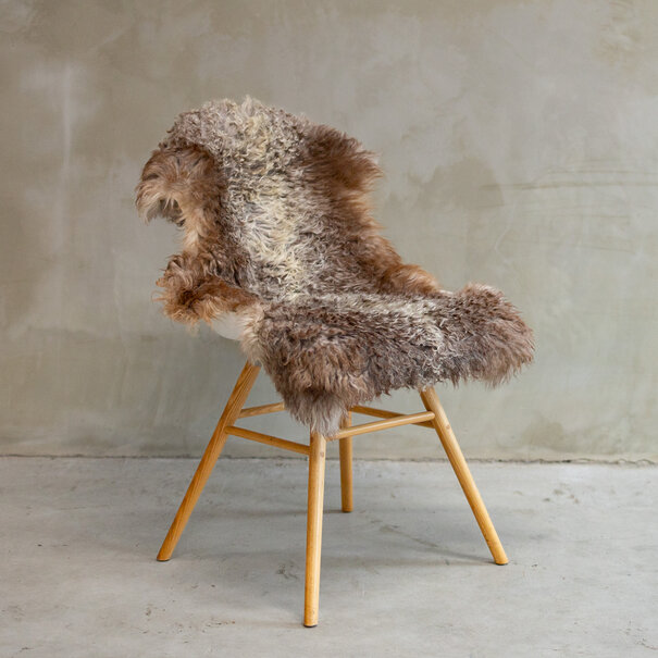 Van Buren sinds 1861 Uniek Gefotografeerd Tibetaans Bont Schapenvacht ca. 105x60cm - SVV-603