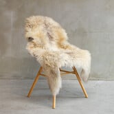 Uniek Gefotografeerd Texels Gemêleerd Schapenvacht ca. 115x65cm - SVV-605